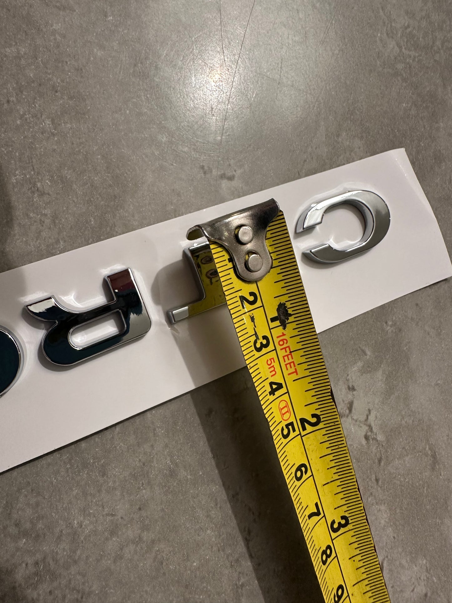 Citroen tailgate boot lid lettering in chrome badge emblem c1 c2 c3 ds3 ds4