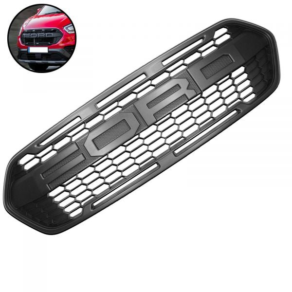 Fits Ford Transit Custom 2018-2023 Trail Raptor Front Grill Matte Black