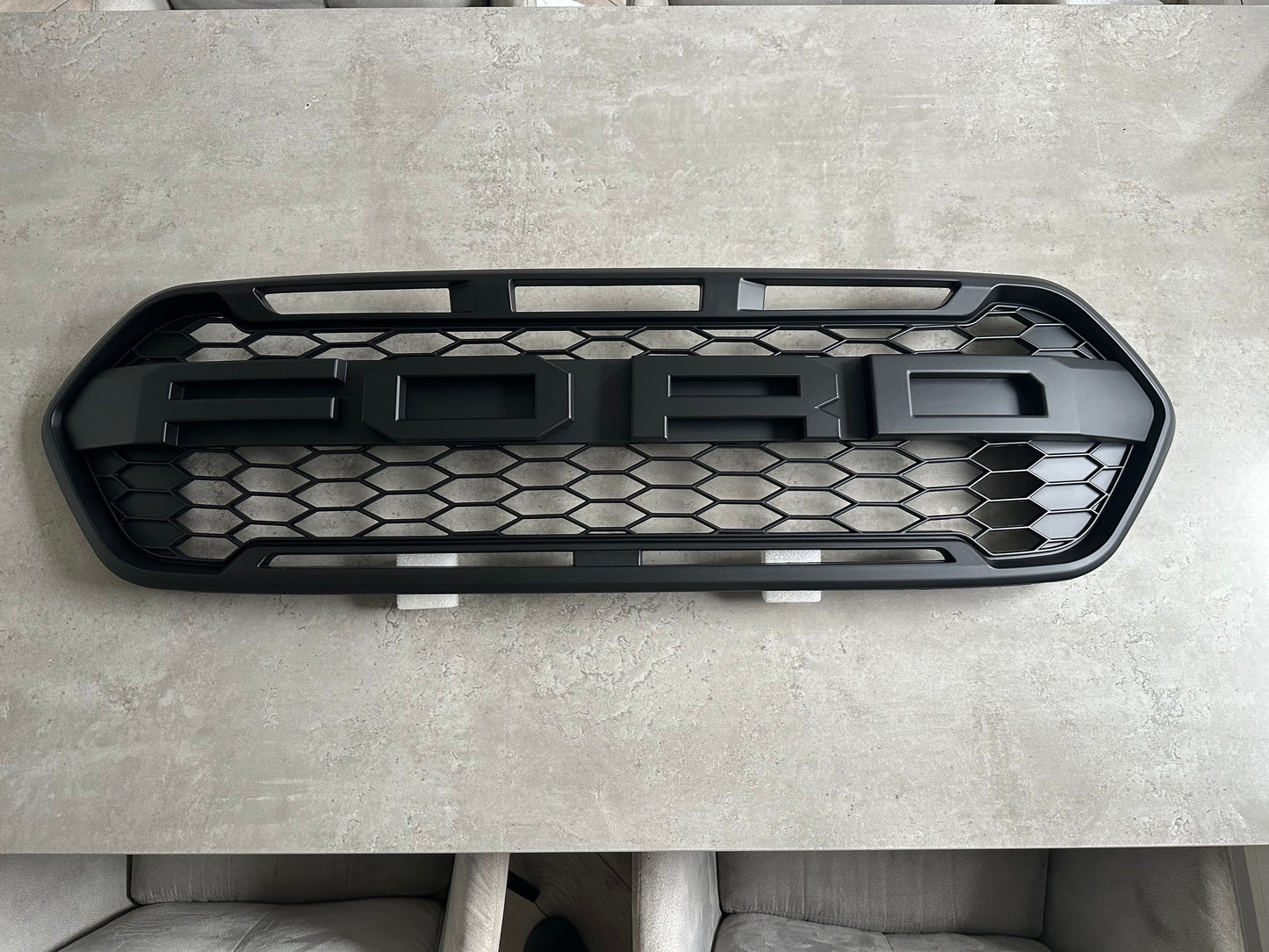 Fits Ford Transit Custom 2018-2023 Trail Raptor Front Grill Matte Black