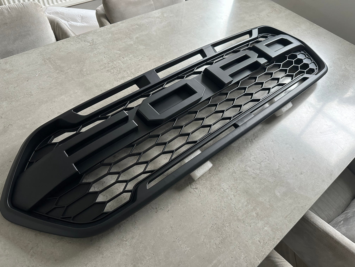 Fits Ford Transit Custom 2018-2023 Trail Raptor Front Grill Matte Black